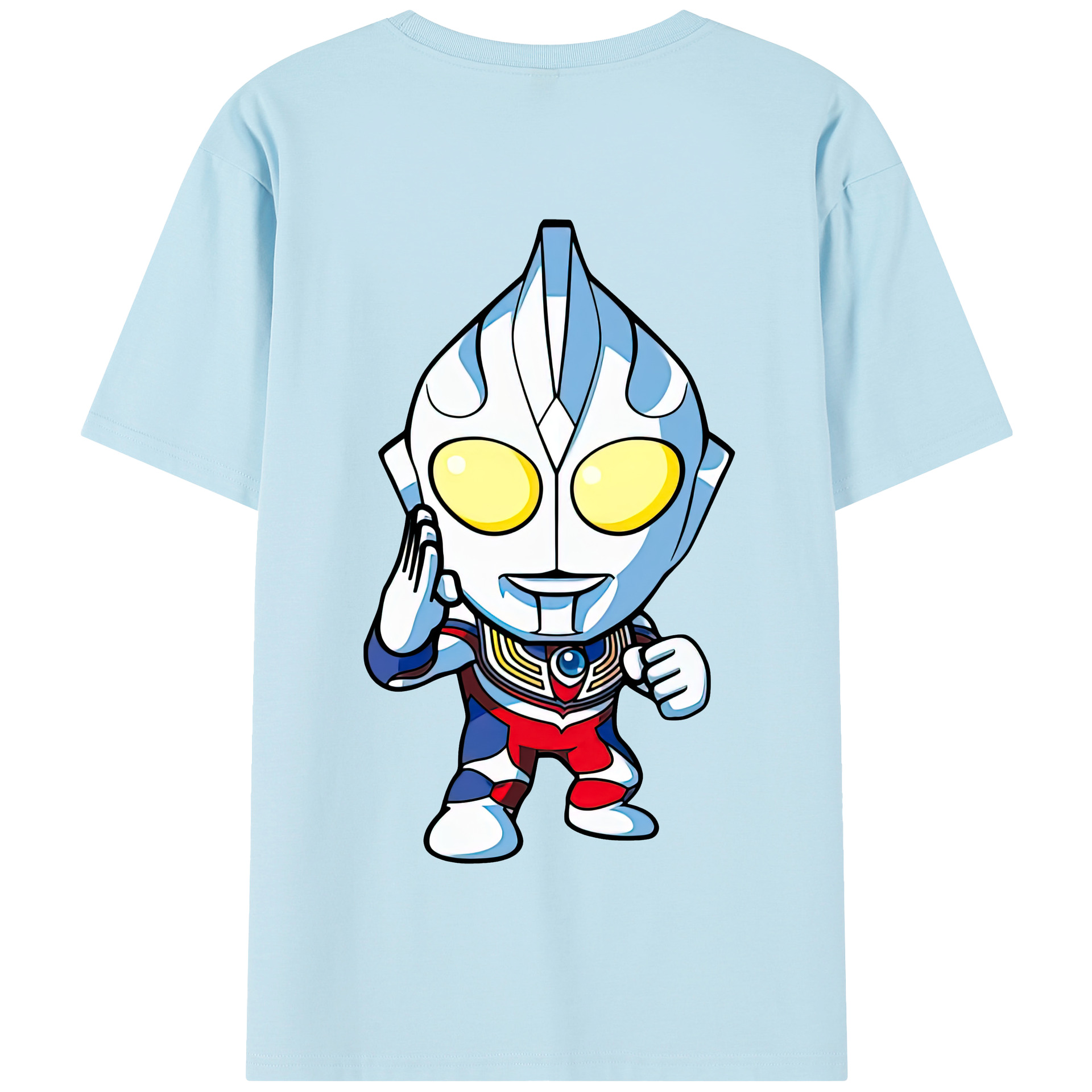 （画像用） ウルトラマン Ultraman 綿100％半袖Tシャツ（背面プリント）